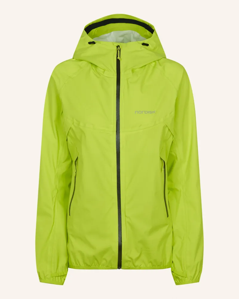 Nordisk Outdoorjacke Mjelde gelb Neongelb