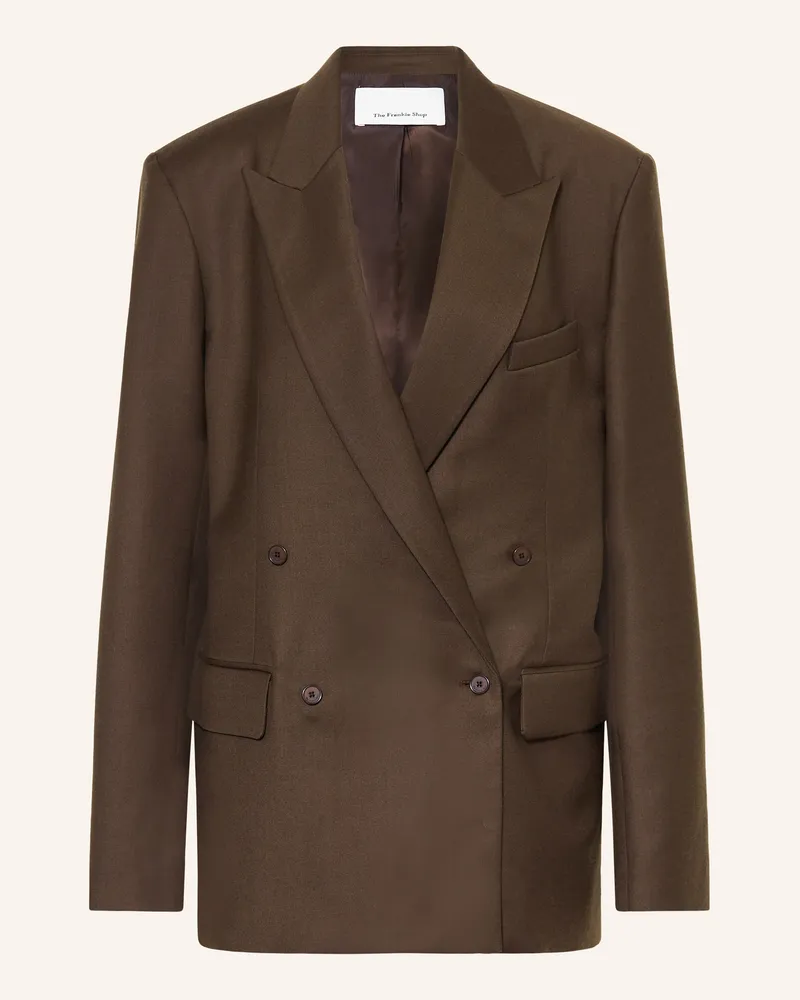 FRANKIE Shop Oversized-Blazer NEWARK Dunkelbraun