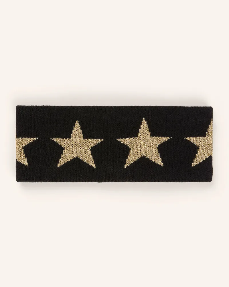 GOLDBERGH Stirnband Cosmic Mit Glitzergarn schwarz Schwarz