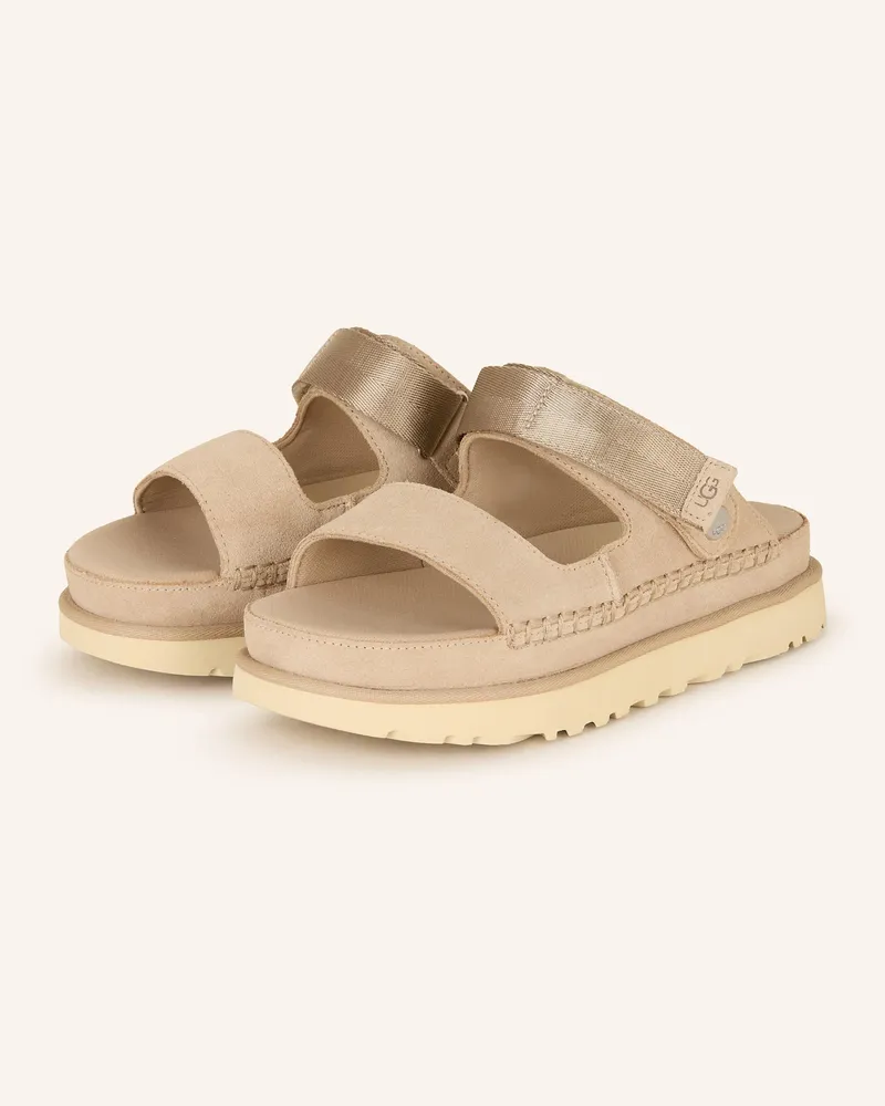 UGG Pantoletten Goldenstar Glide beige Hellbraun