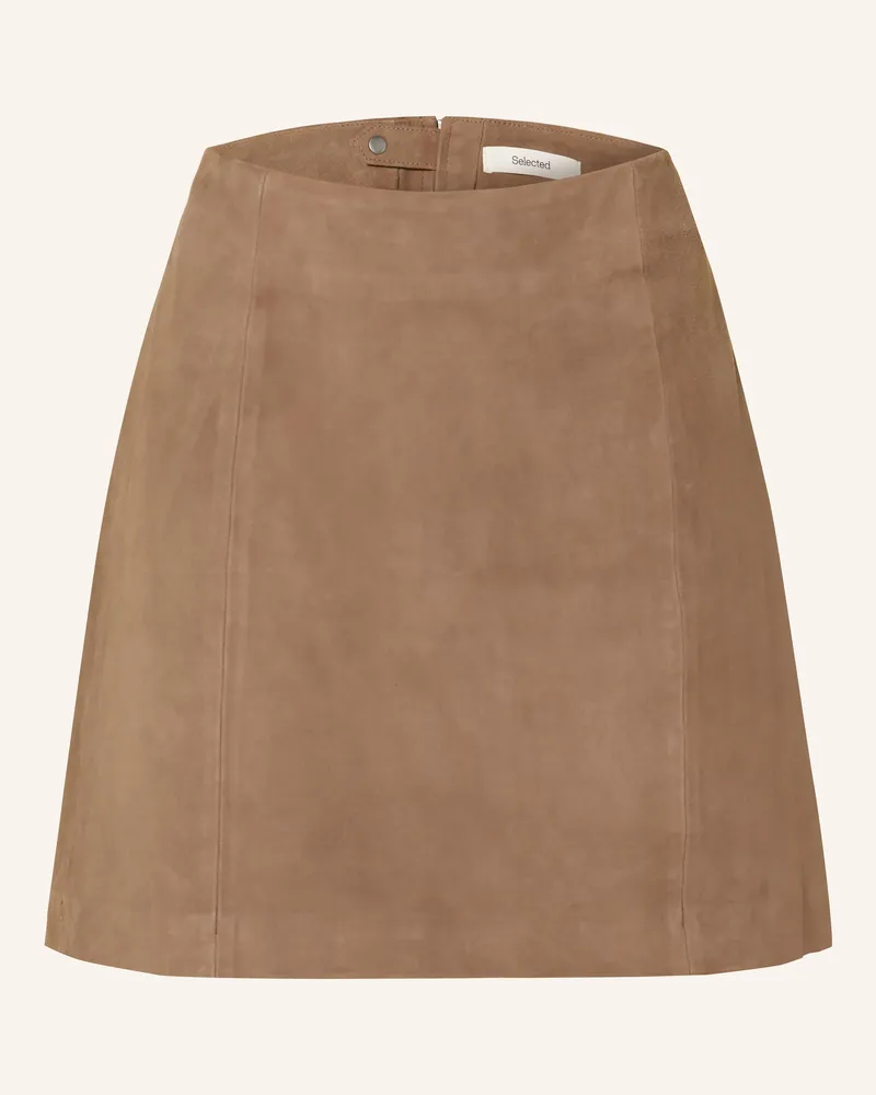 Selected Lederrock beige Camel