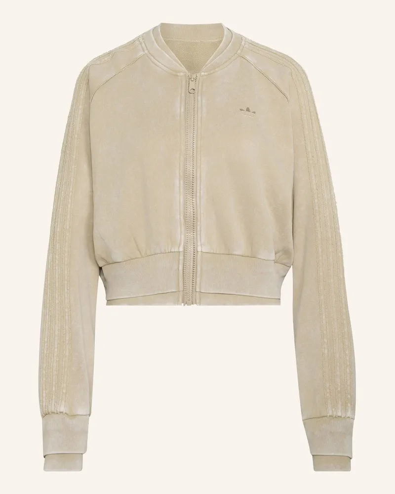 adidas Sst Track Top, Kürzer Geschnitten, Zweilagig beige Beige