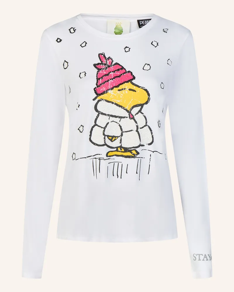 Princess goes Hollywood Longsleeve mit Schmucksteinen Weiss