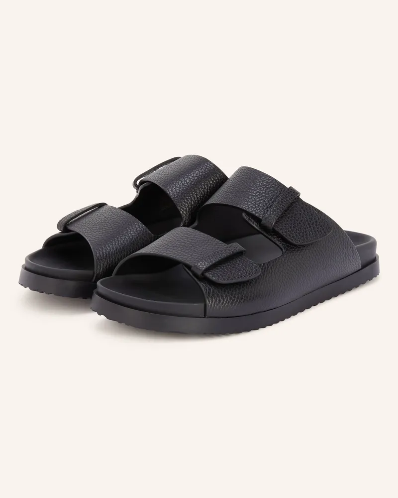 Doucal´s Pantoletten Schwarz