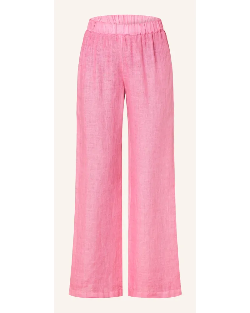 120% Lino Leinenhose Pink