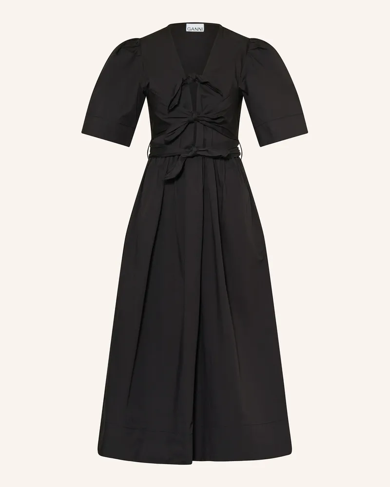Ganni Kleid schwarz Schwarz
