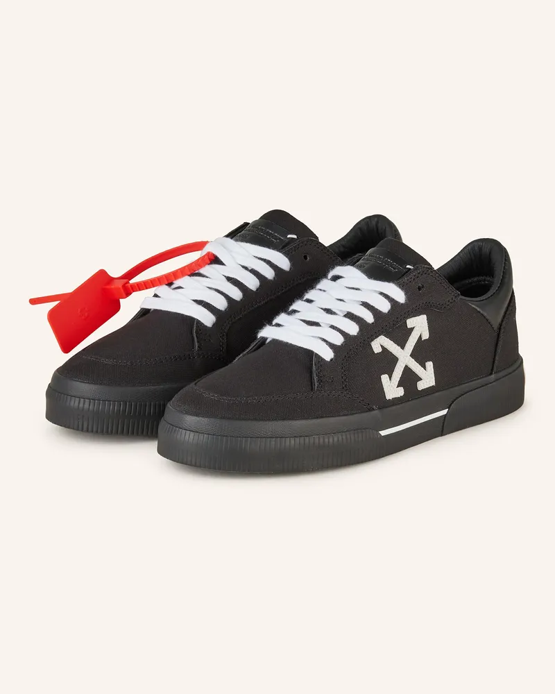 OFF-WHITE Sneaker NEW LOW VULCANIZED Schwarz