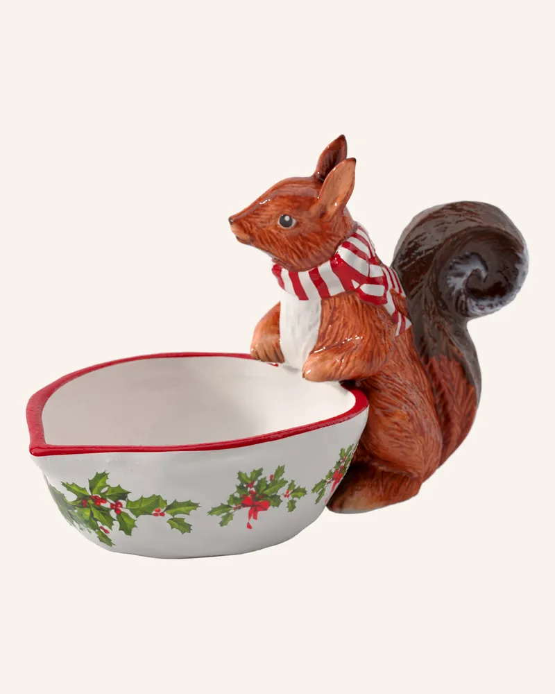 Villeroy & Boch Eichhörnchen Mit Schale Toy's Fantasy weiss Gelb