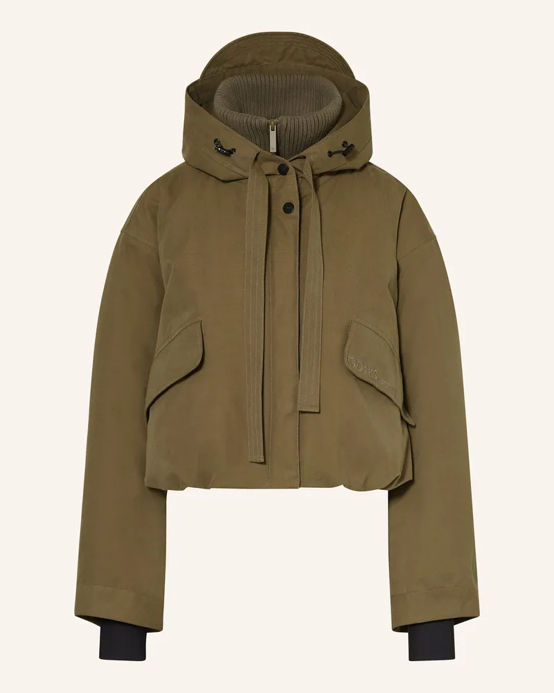 10Days Jacke mit Blende Oliv