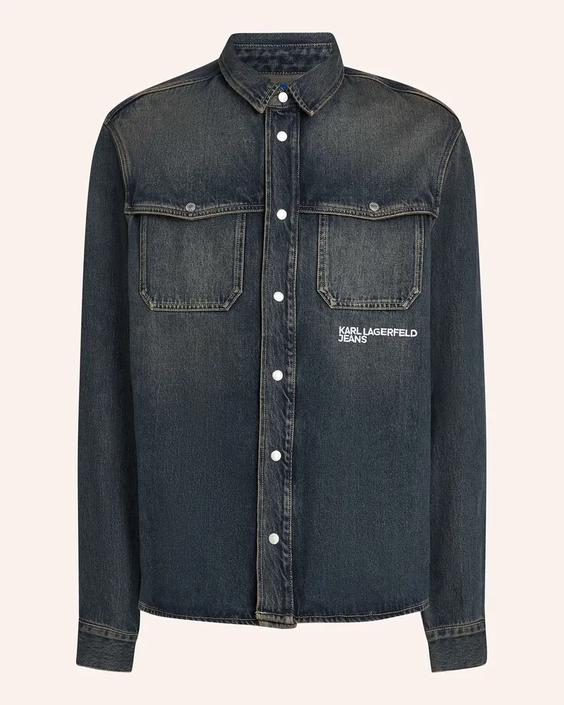 Karl Lagerfeld Hemd Hellblau