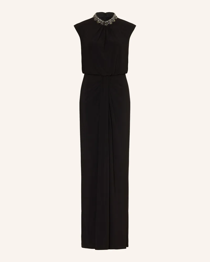 Adrianna Papell Abendkleid Aus Jersey Mit Schmucksteinen schwarz Schwarz