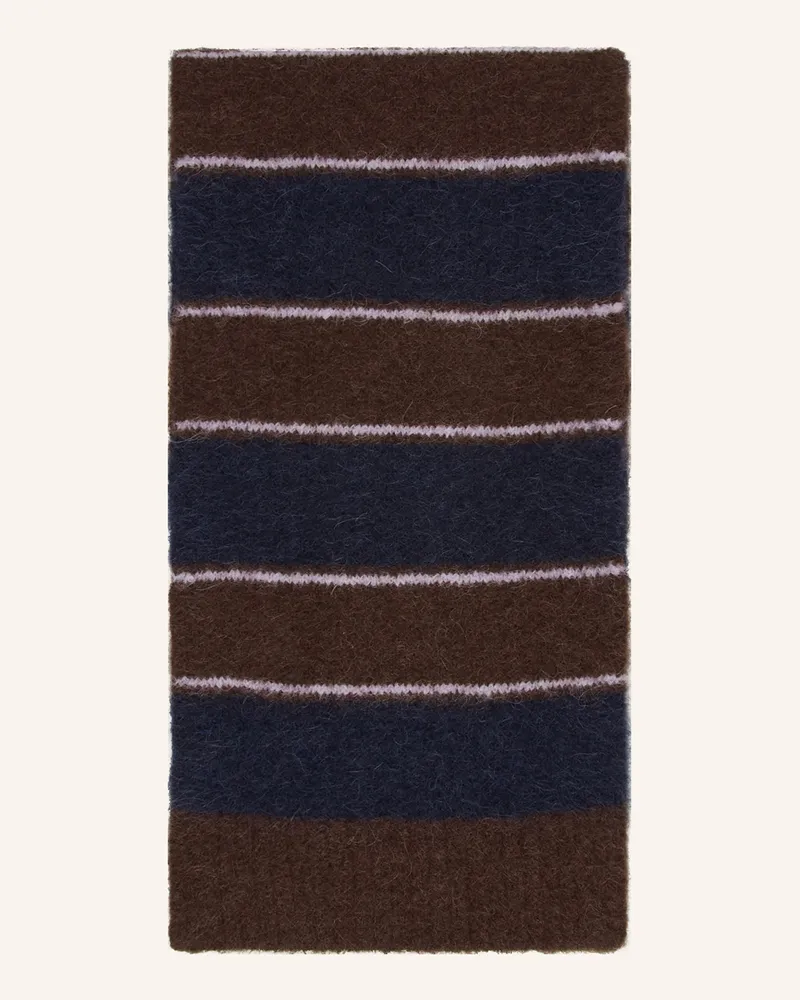 Samsøe & Samsøe Schal SAJEANNE mit Alpaka Dunkelbraun