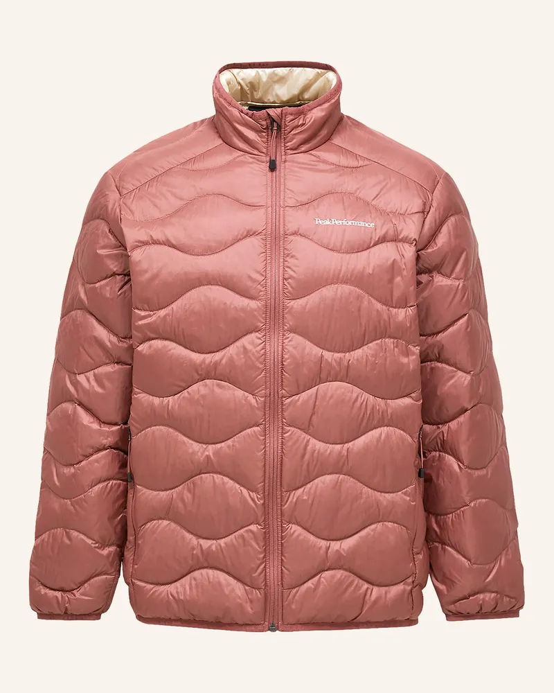 Peak Performance Lightweight-Daunenjacke Helium rot Altrosa
