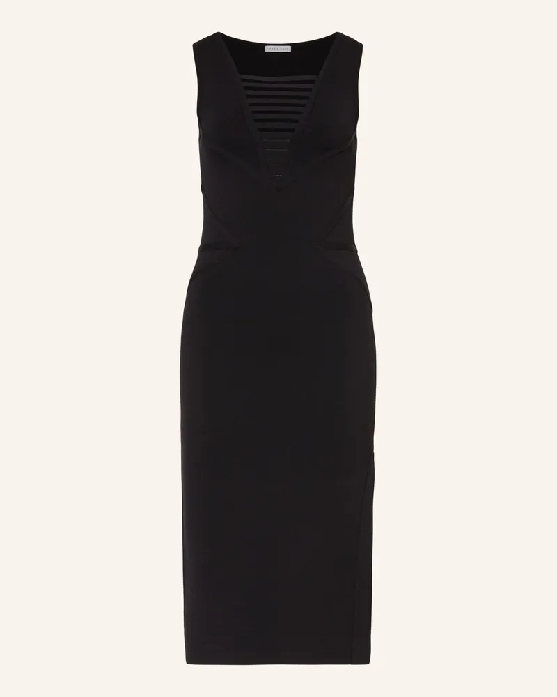 Mrs & HUGS Etuikleid mit Cut-out Schwarz