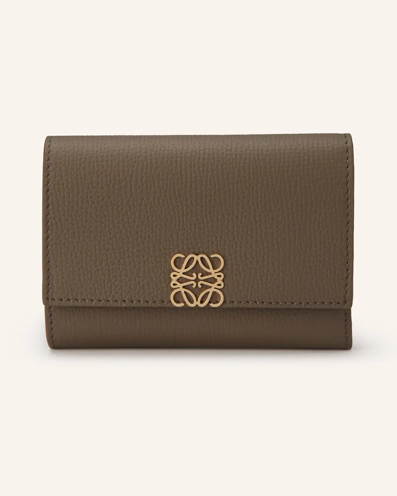 Loewe Geldbörse Anagram Small beige Khaki