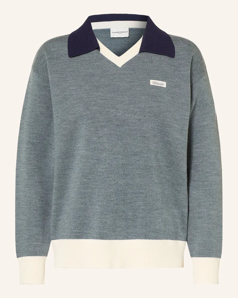 Claudie Pierlot Pullover grau Blaugrau