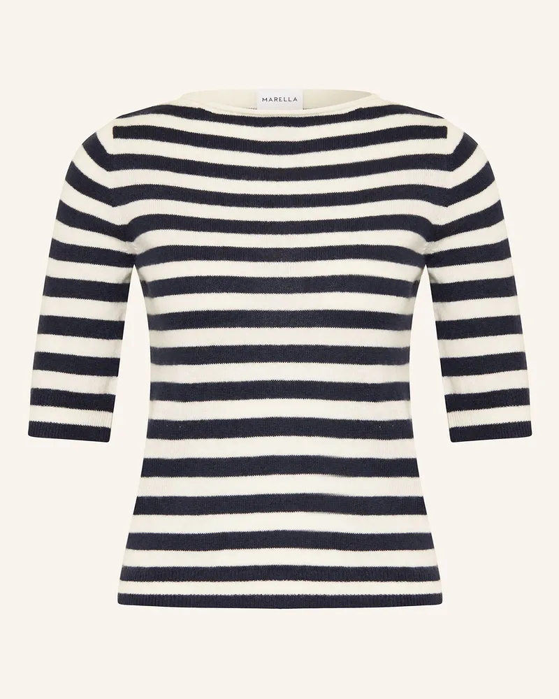 MARELLA Strickshirt mit 3/4-Arm aus Cashmere Dunkelblau