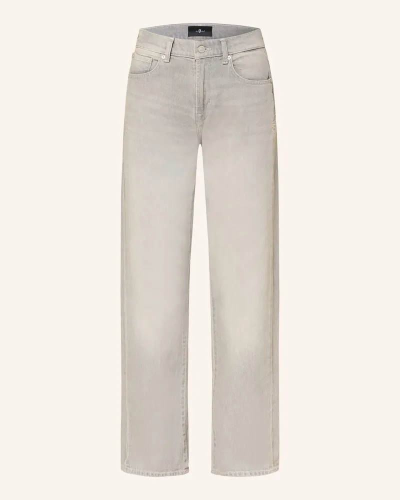 7 for all mankind Straight Jeans Tess grau 1a2