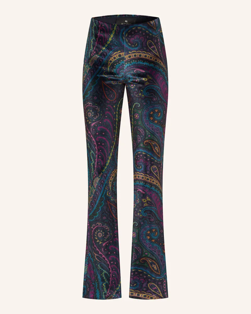 Etro Nickihose Dunkelblau