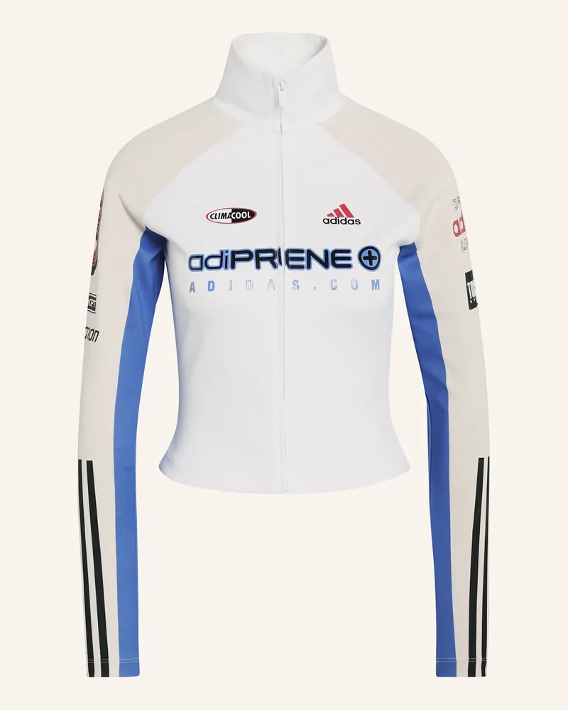 adidas TEAMGEIST SLIM FULL ZIP OBERTEIL Weiss