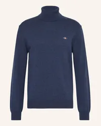 Gant Rollkragenpullover Blau