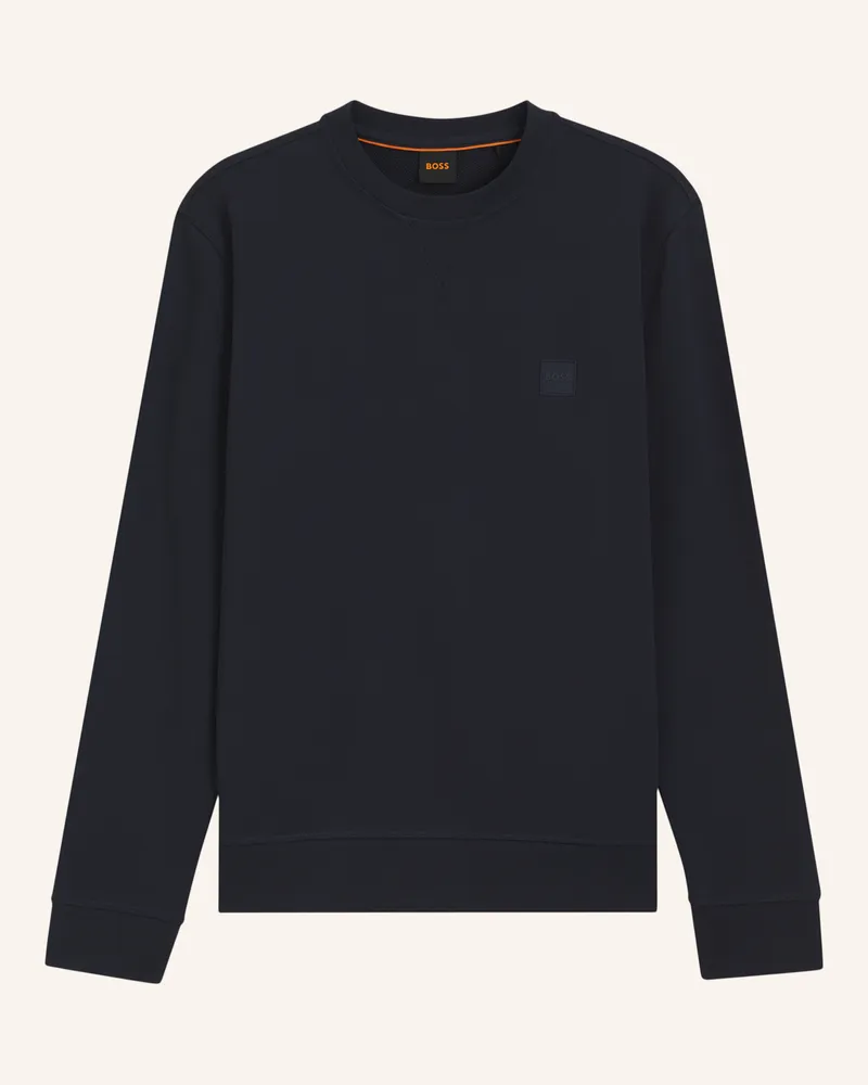 HUGO BOSS Sweatshirt Westart blau Dunkelblau