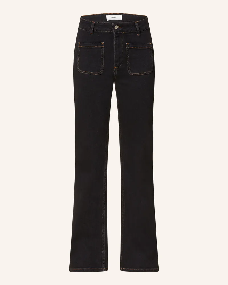 ba&sh Straight Jeans Ross schwarz Black