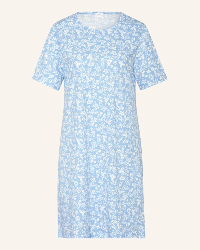 Mey Nachthemd Serie FLOWER MEADOW Hellblau