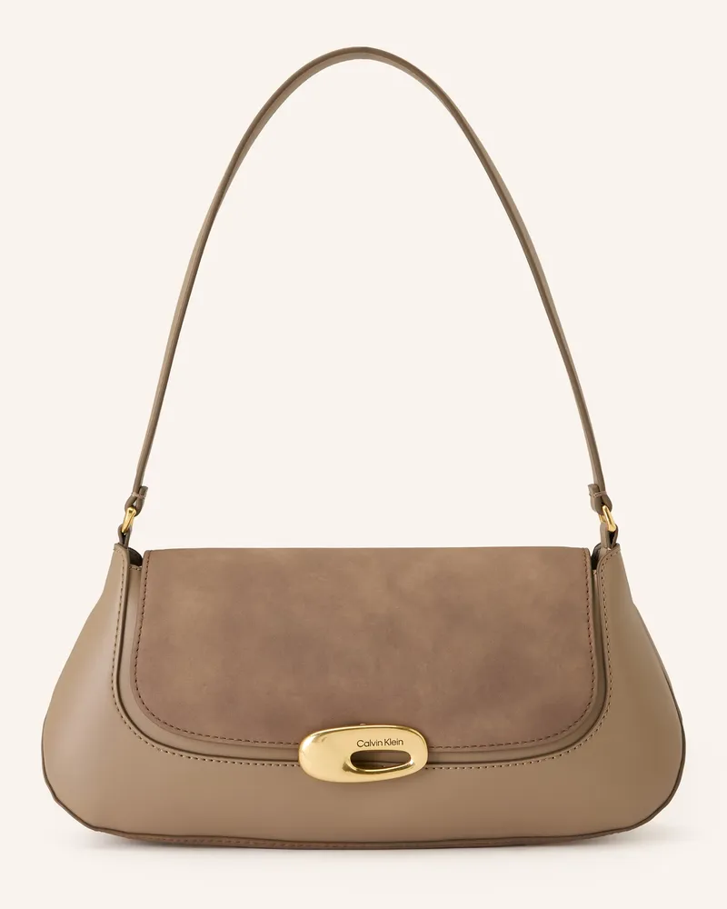 Calvin Klein Schultertasche beige Taupe