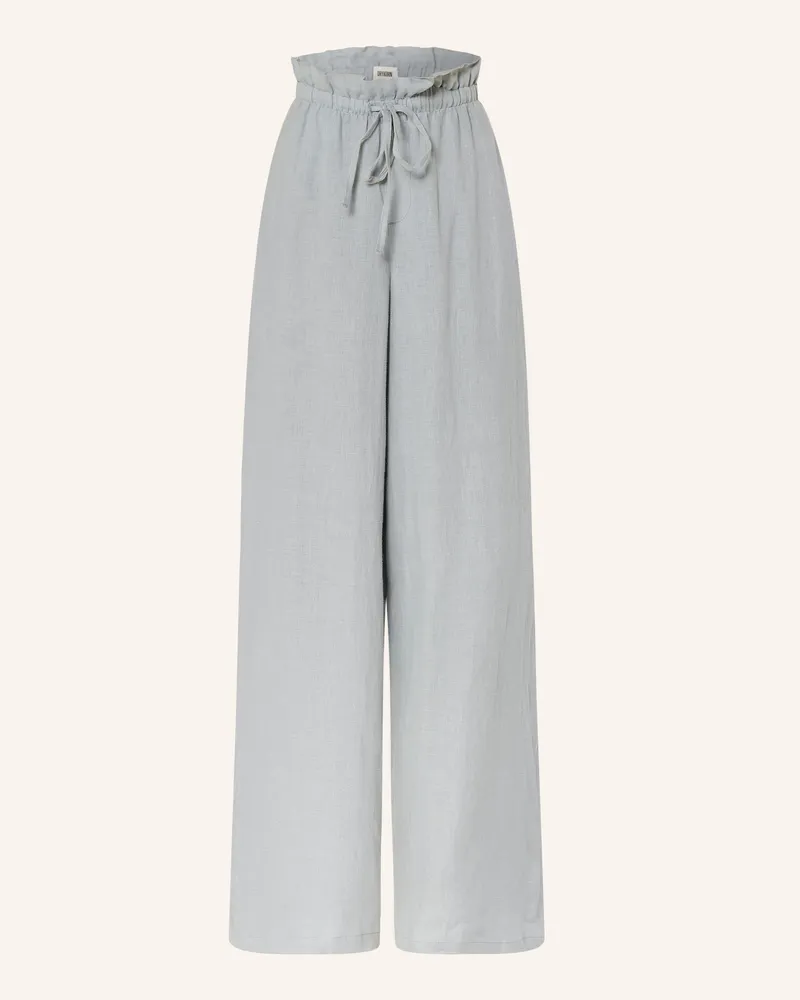 Drykorn Marlenehose DWINDLE aus Leinen Hellblau