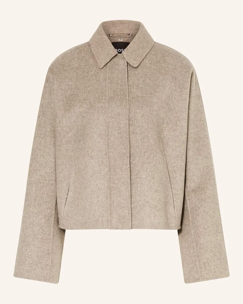 HUGO BOSS Jacke CAFETA Hellgrau