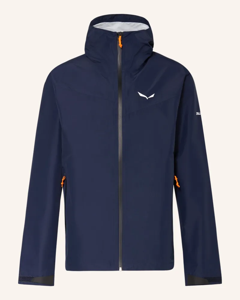 Salewa Regenjacke PUEZ AQUA POWERTEX Dunkelblau