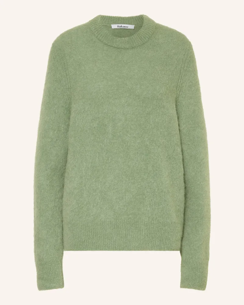 Bakaree Pullover Corvara Mit Alpaka gruen Oliv