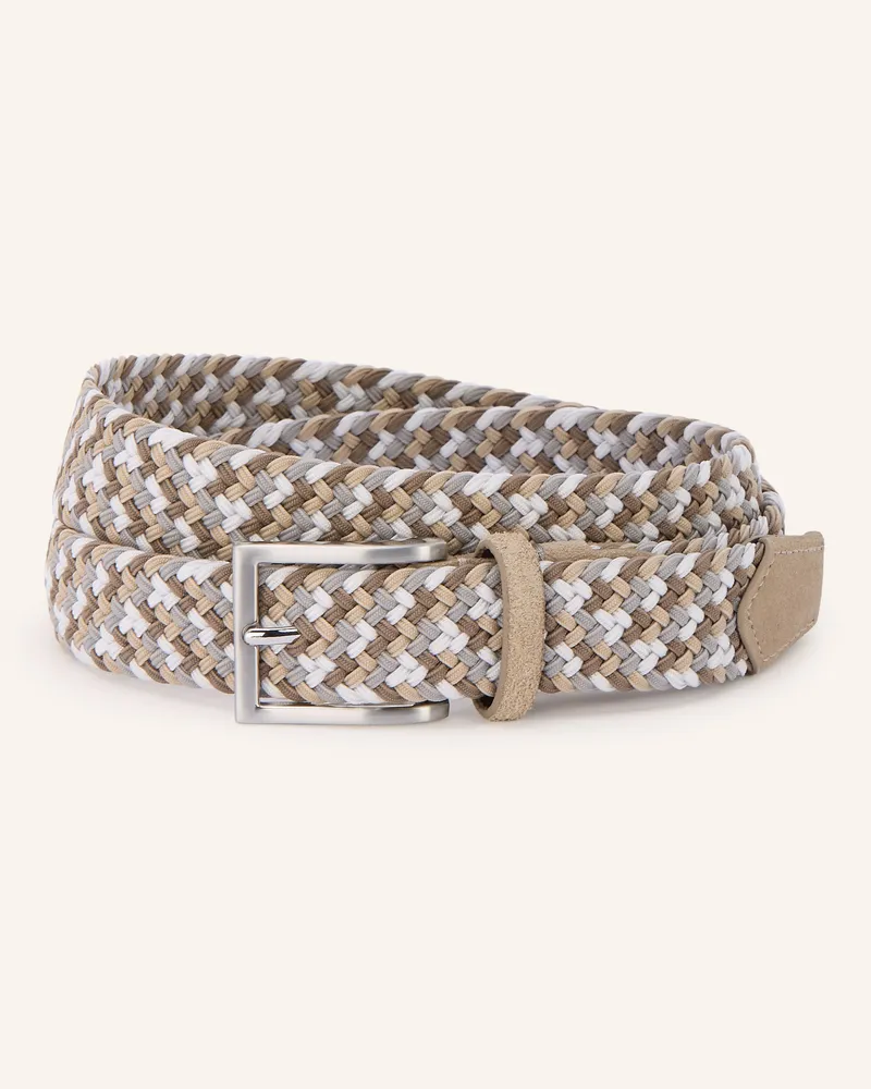 Strokesman's Flechtgürtel beige Beige