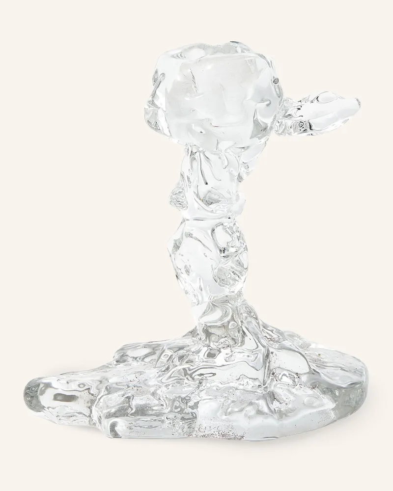 POLSPOTTEN Kerzenhalter Drip S weiss Glass