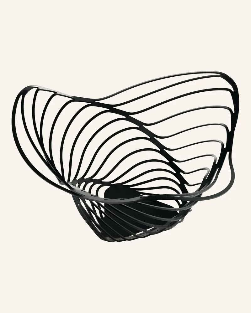 Alessi Korb TRINITY Schwarz