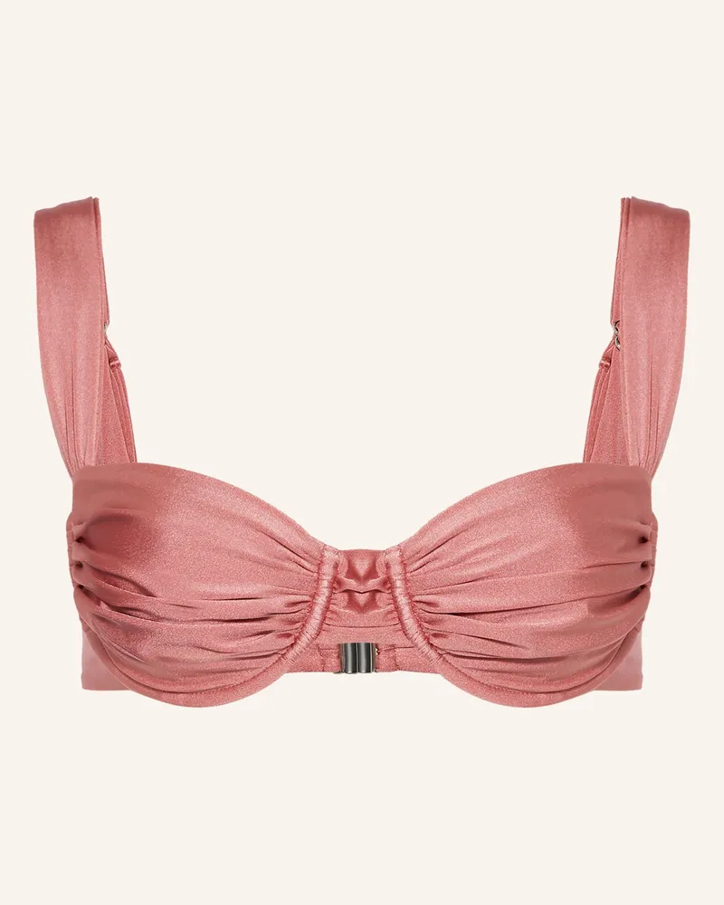 Faithfull The Brand Bügel-Bikini-Top Sol rosa Rosé