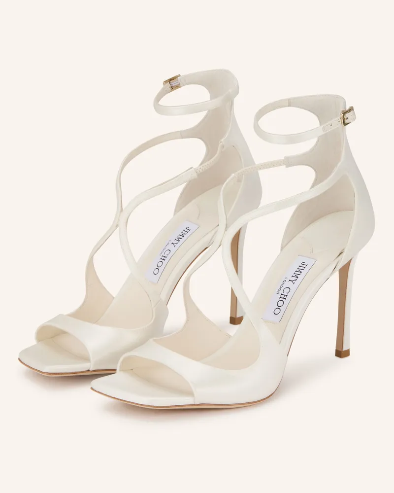 Jimmy Choo Sandaletten AZIA 95 Ecru