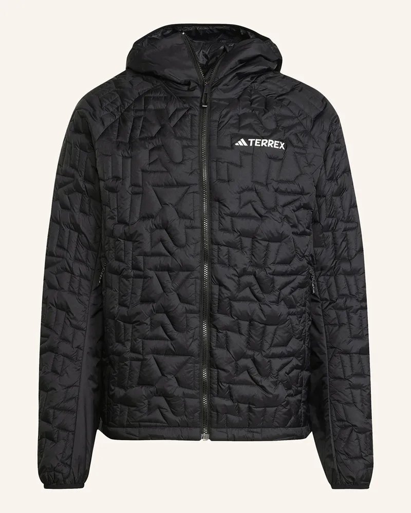 adidas Steppjacke Terrex Xperior Primaloft Loose Fill Hooded schwarz Schwarz