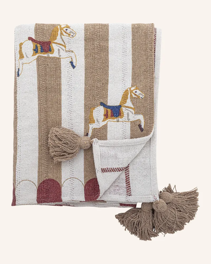 Bloomingville Plaid Merry-Go-Round rosa Creme