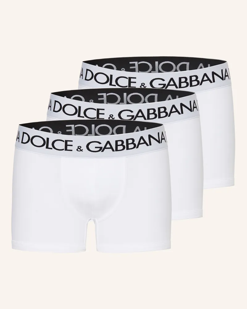 Dolce & Gabbana 2er-Pack Boxershorts Weiss