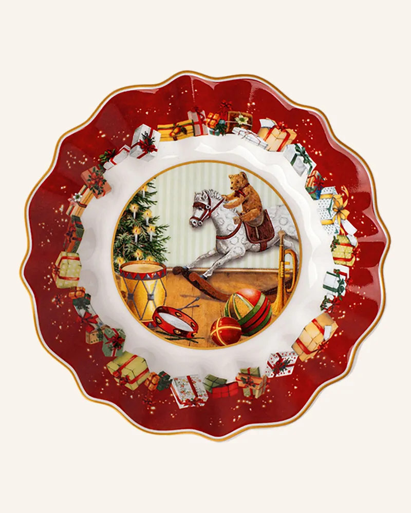 Villeroy & Boch Schale auf Fuß klein, Geschenke TOY'S FANTASY Gelb
