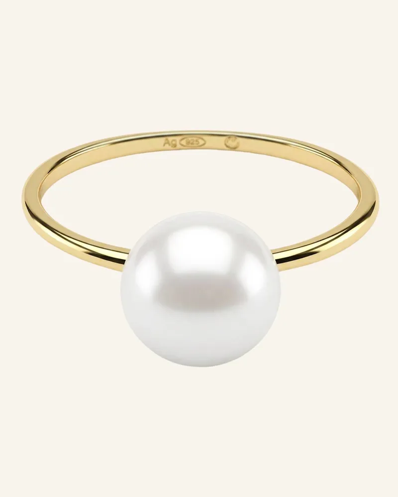 POMPIDOU Ringe Amelia Pearl By Glambou gold Gold