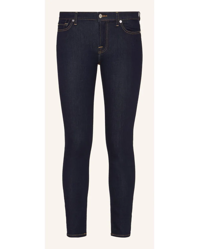 7 for all mankind Jeans THE SKINNY CROP Skinny Fit Blau