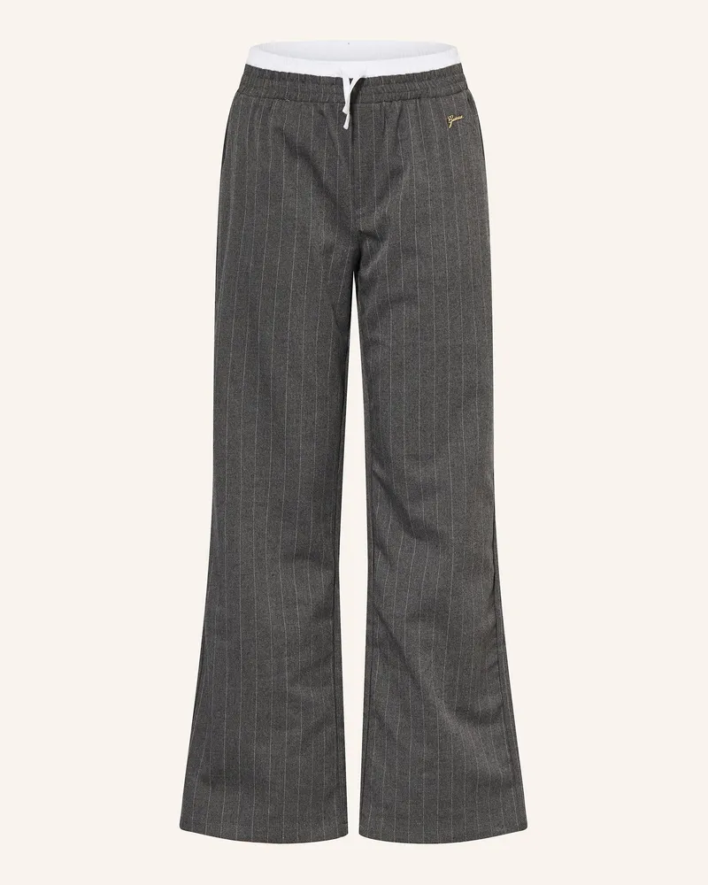 Guess Marlenehose Tailored Fit Grau