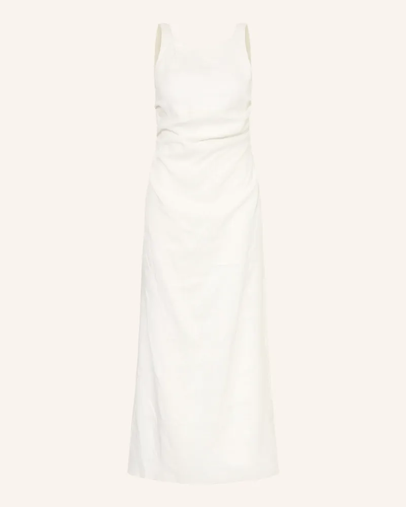 Faithfull The Brand Leinenkleid Cera weiss Ecru