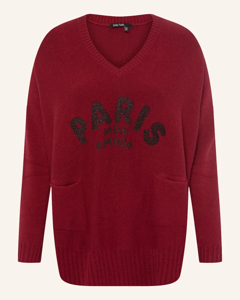 MARC AUREL Pullover rot Rot