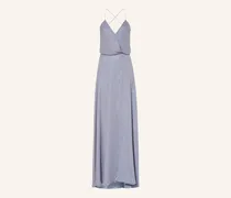 Abendkleid Mit Glitzergarn blau