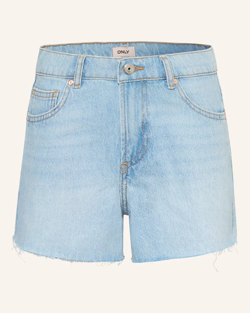 only Jeansshorts Hellblau