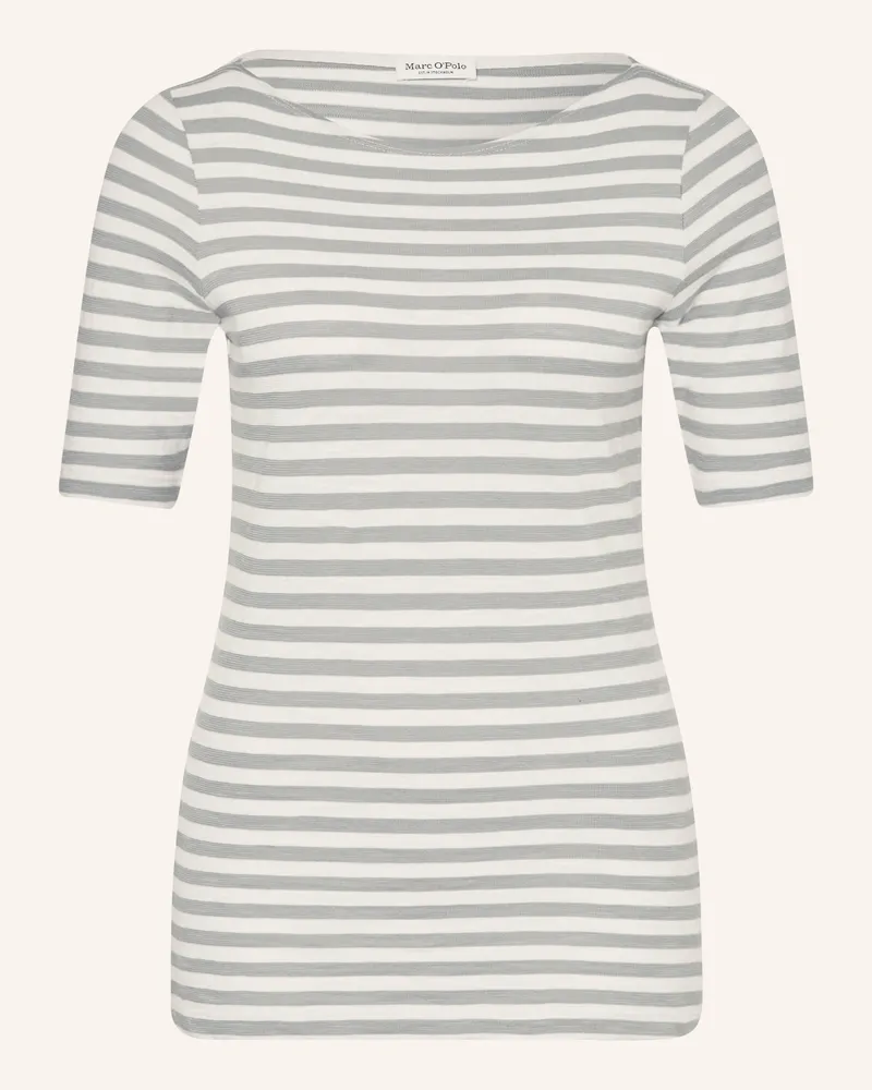 Marc O'Polo T-Shirt blau Weiss